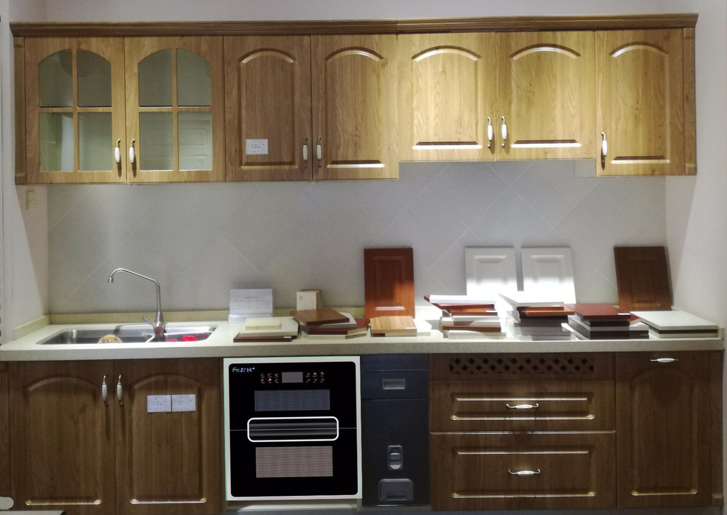 联洁不锈钢带烟机灶具消毒柜水槽龙头整体厨房