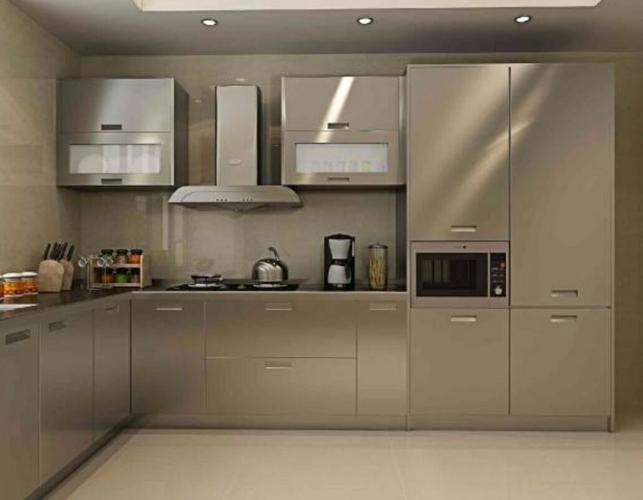 不锈钢定制整体橱柜厨柜台面家用换新装修简约不锈钢橱柜